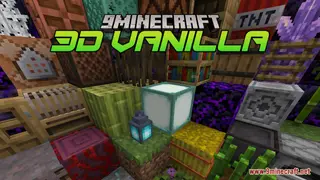 3D Vanilla Resource Pack (1.21.1, 1.20.1) – Texture Pack