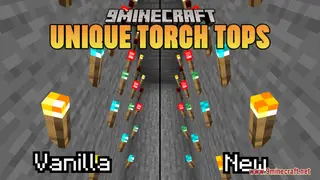 Unique Torch Tops Resource Pack (1.21.1, 1.20.1) – Texture Pack