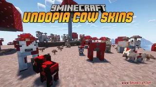 Undopia Cow Skins Resource Pack (1.21.1, 1.20.1) – Texture Pack