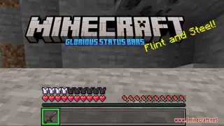Glorious Status Bars Resource Pack (1.21.1, 1.20.1) – Texture Pack