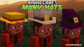 Many Hats Resource Pack (1.21.1, 1.20.1) – Texture Pack