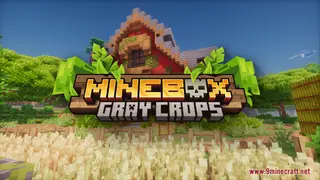 Minebox Gray Crops Resource Pack (1.21.1, 1.20.1) – Texture Pack