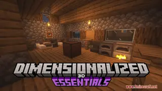 Dimensionalized 3D Essentials Resource Pack (1.21.1, 1.20.1) – Texture Pack