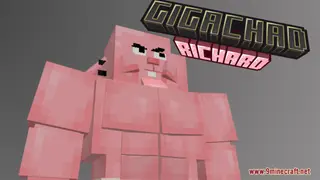 Gigachad Richard Resource Pack (1.21.1, 1.20.1) – Texture Pack