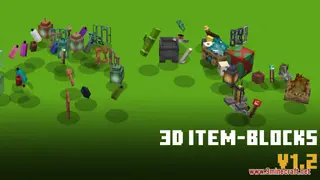 3D Item – Blocks Resource Pack (1.21.1, 1.20.1) – Texture Pack