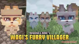 Wagi's Furry Villager Resource Pack (1.21.1, 1.20.1) – Texture Pack