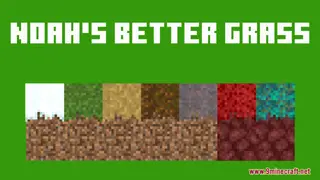 Noah's Better Grass Resource Pack (1.21.1, 1.20.1) – Texture Pack