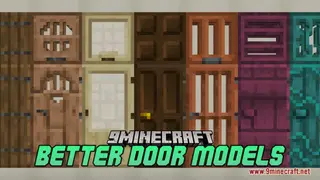 Better Door Models Resource Pack (1.21.1, 1.20.1) – Texture Pack