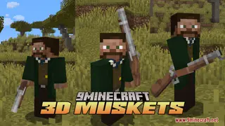 3D Muskets Resource Pack (1.21.1, 1.20.1) – Texture Pack