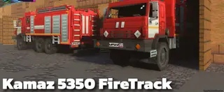 Kamaz 5350 FireTrack Addon (26.x, 1.21) – MCPE/Bedrock Mod