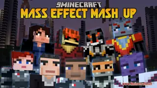 Mass Effect Mash-up Resource Pack (1.21.1, 1.20.1) – Sci-Fi Epic in Your World