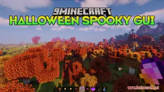 Halloween Spooky GUI Resource Pack (1.21.1, 1.20.1) – Texture Pack