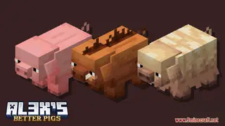 Al3x's Better Pigs Resource Pack (1.21.1, 1.20.1) – Texture Pack