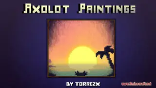 Axolotl Paintings Resource Pack (1.21.1, 1.20.1) – Texture Pack