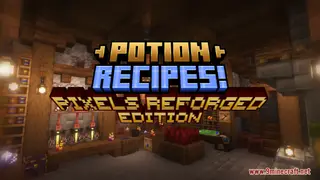 Potion Recipes: Pixels Reforged Edition Resource Pack (1.21.1, 1.20.1) – Texture Pack