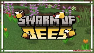 Swarm Of Bees Resource Pack (1.21.1, 1.20.1) – Texture Pack