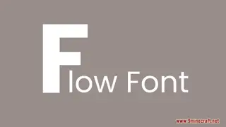 Flow Font Resource Pack (1.21.1, 1.20.1) – Texture Pack