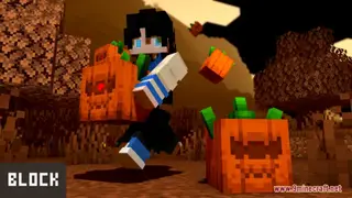Monstrous Pumpkin Resource Pack (1.21.1, 1.20.1) – Texture Pack
