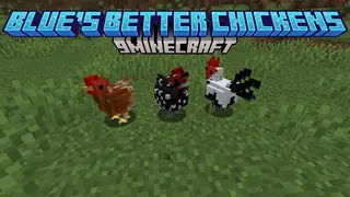 Blue's Better Chicken Resource Pack (1.21.1, 1.20.1) – Texture Pack