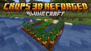 Crops 3D Reforged Resource Pack (1.21.1, 1.20.1) – Texture Pack
