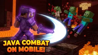Racingraftaar's Java Combat Addon (26.x, 1.21) – MCPE/Bedrock Mod