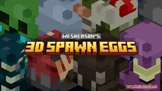 Weskerson's 3D Spawn Eggs Resource Pack (1.21.1, 1.20.1) – Texture Pack