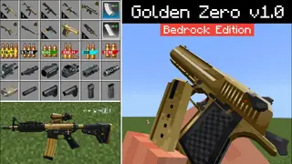 TACZ Golden Zero Addon (26.x, 1.21) – MCPE/Bedrock Mod