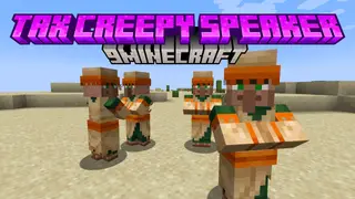 Tax Creepy Speaker Resource Pack (1.21.1, 1.20.1) – Texture Pack