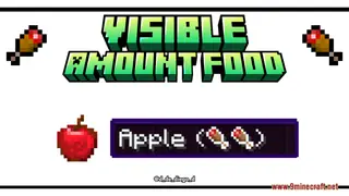 Visible Amount Food Resource Pack (1.21.1, 1.20.1) – Texture Pack