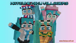 Hatsune Miku Villagers Resource Pack (1.21.1, 1.20.1) – Texture Pack