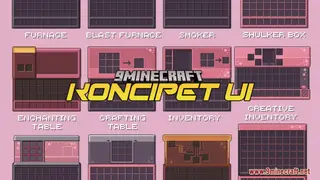 KonciPET UI Resource Pack (1.21.1, 1.20.1) – Texture Pack
