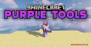 Purple Tools Resource Pack (1.21.1, 1.20.1) – Texture Pack