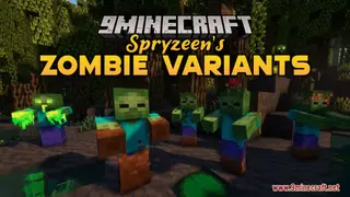 Spryzeen's Zombie Variants Resource Pack (1.21.1, 1.20.1) – Texture Pack