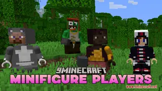 Minifigure Players Resource Pack (1.21.1, 1.20.1) – Texture Pack