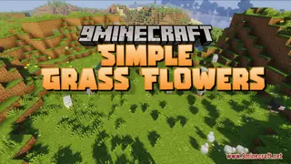 Simple Grass Flowers Resource Pack (26.2, 1.20.1) – Texture Pack