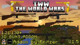 TWW The World Wars Addon (26.x, 1.21) – 3D Historical Guns