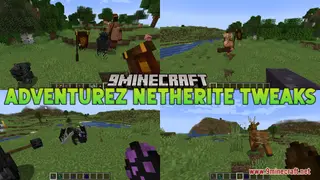 AdventureZ Netherite Tweaks Resource Pack (1.21.1, 1.20.1) – Texture Pack