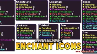 Enchant Icons Resource Pack (1.21.1, 1.20.1) – Texture Pack