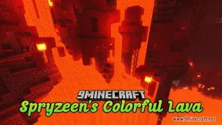 Spryzeen's Colorful Lava Resource Pack (1.21.1, 1.20.1) – Texture Pack