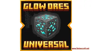 Glow Ores Universal Resource Pack (1.21.1, 1.20.1) – Texture Pack