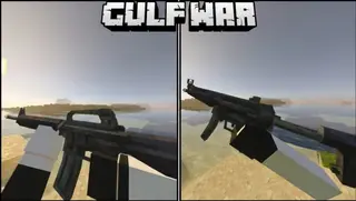 Gulf War Addon (26.x, 1.21) – MCPE/Bedrock 3D Guns Mod