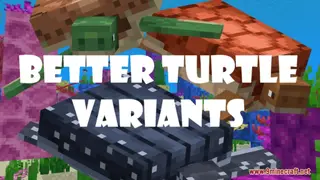 Better Turtle Variants Resource Pack (1.21.1, 1.20.1) – Texture Pack