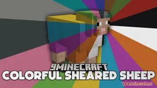 Colorful Sheared Sheep Resource Pack (1.21.1, 1.20.1) – Texture Pack