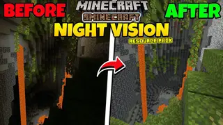 Night Vision Resource Pack (1.21.1, 1.20.1) – Texture Pack