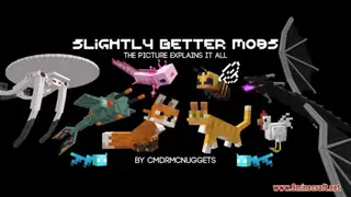 Slightly Better Mobs Resource Pack (1.21.1, 1.20.1) – Texture Pack