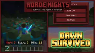 Horde Nights Addon (26.x, 1.21) – MCPE/Bedrock Mod