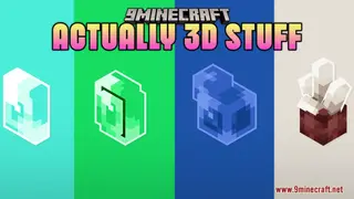 Actually 3D Stuff Resource Pack (1.21.1, 1.20.1) – Texture Pack