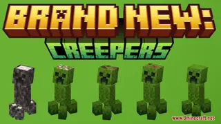 Brand New: Creepers Resource Pack (1.21.1, 1.20.1) – Texture Pack