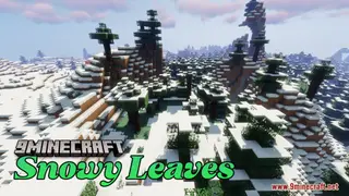 Snowy Leaves Resource Pack (1.21.1, 1.20.1) – Texture Pack