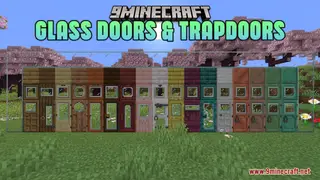 Glass Doors & Trapdoors Resource Pack (1.21.1, 1.20.1) – Texture Pack